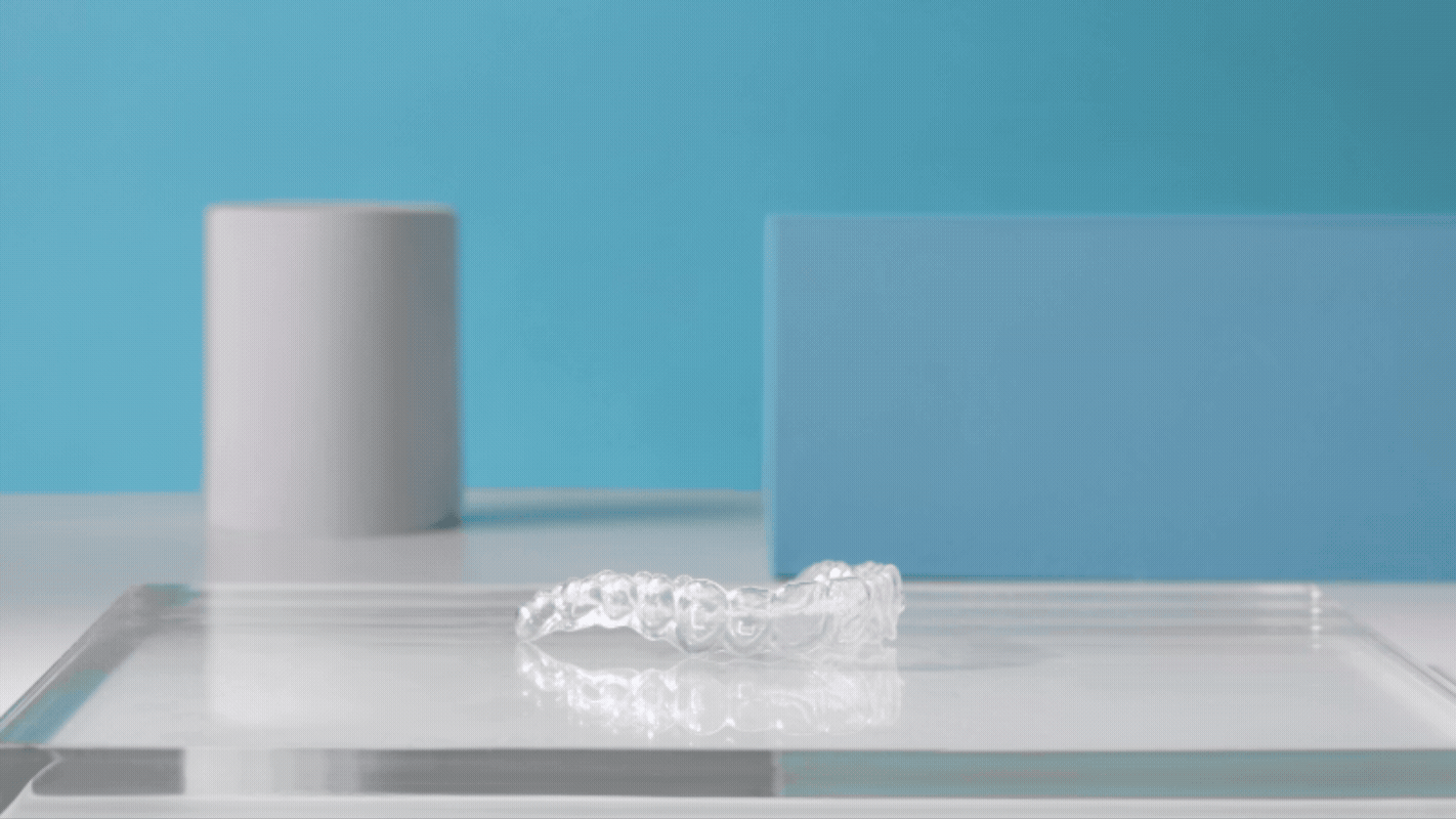 Corte automatizado do alinhador Dental Athena